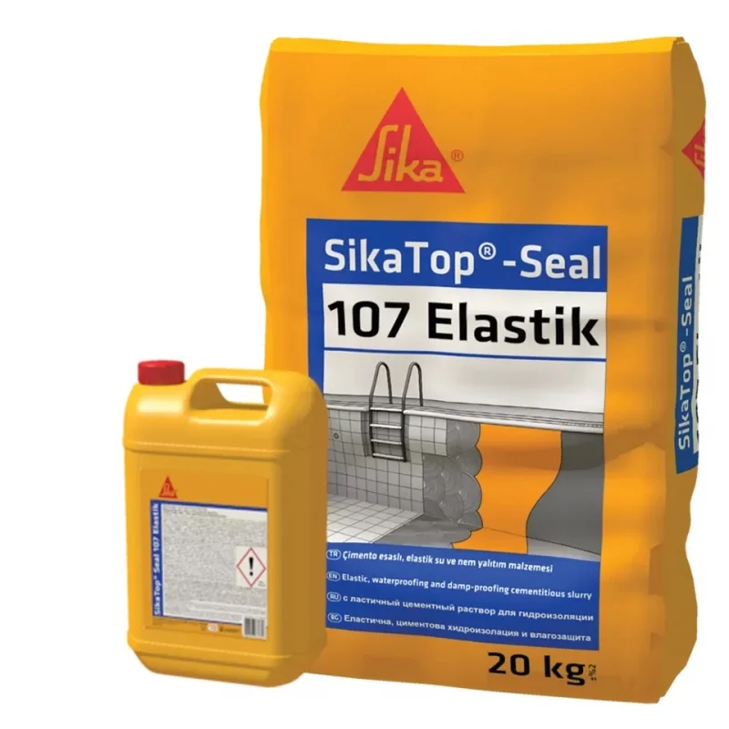 SikaTop® Seal-107 Elastik 30 kg (2 bileşenli çimento esaslı tam elastik sürme)